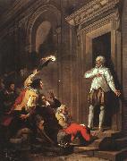 Joseph Benoit Suvee Death of Admiral de Coligny oil painting reproduction